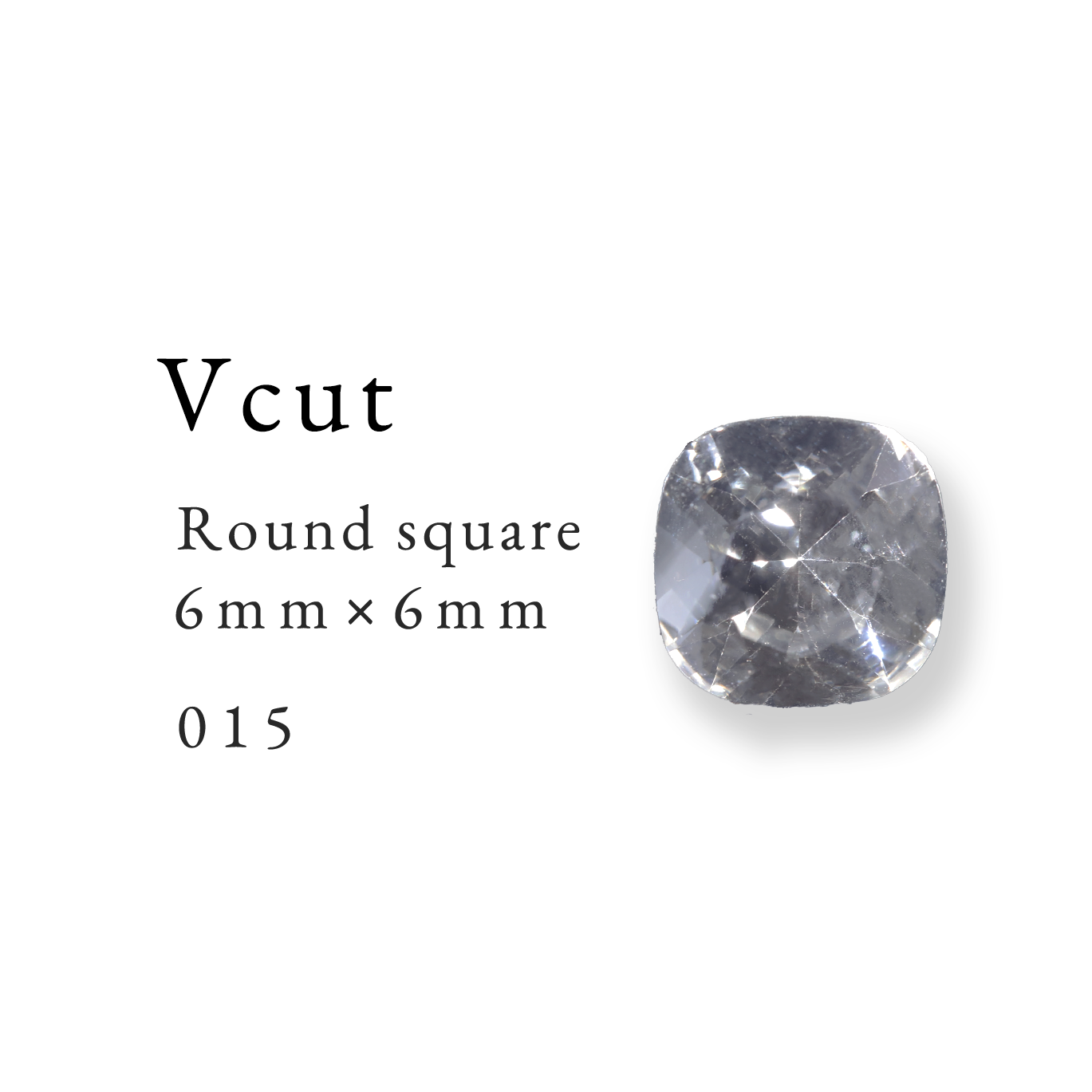 Enoi Parts - V Cut Round square 6×6 #015