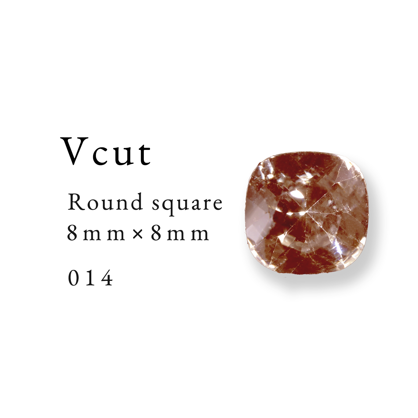 Enoi Parts - V Cut Round square 8×8 #014