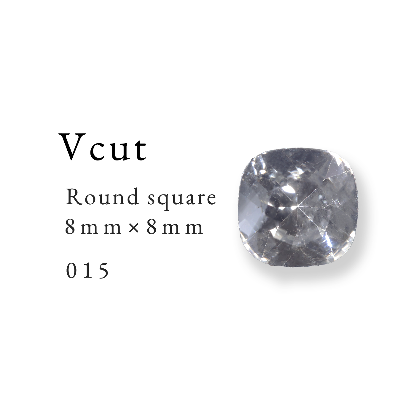 Enoi Parts - V Cut Round square 8×8 #015