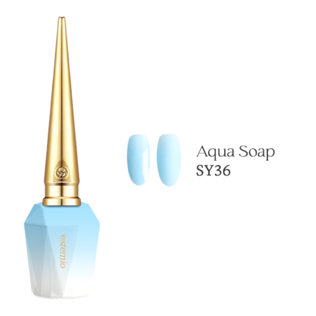 Estemio Gel Polish SY36 Aqua Soap, Wholesale Korean Gel, estemio, estemio gel, korean gel, estemio usa, goodnail, korean nail supply, korean beauty supply, korean gel nails​, korean gel nail polish brands, syrup gel polish​