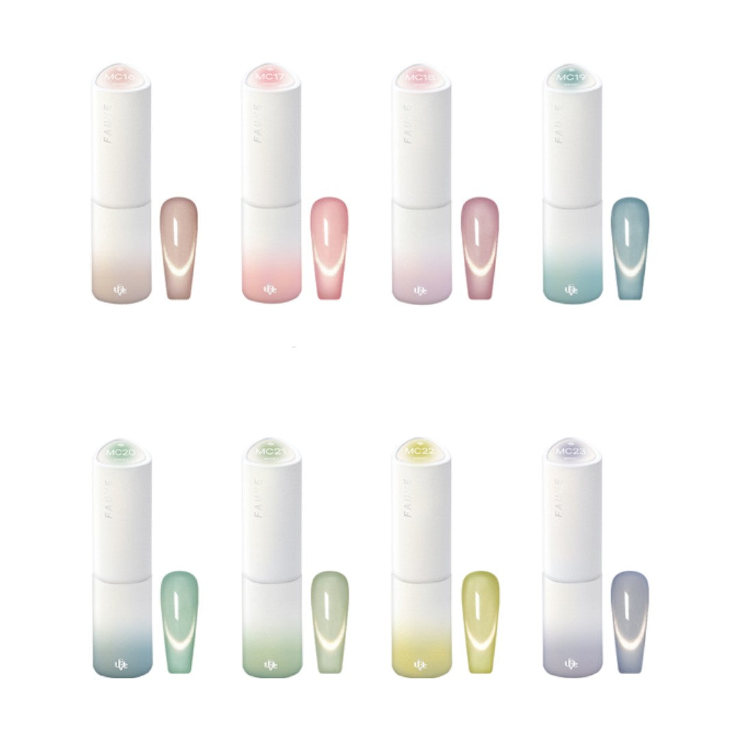 FAUVE Cat Eye Gel Polish - Honey Pale #MC16-23 (8pcs)