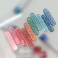 FAUVE Flash Glitter Gel Polish - Pomb Collection #GC01-10 (10pcs)