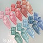 FAUVE Flash Glitter Gel Polish - Pomb Collection #GC01-10 (10pcs)