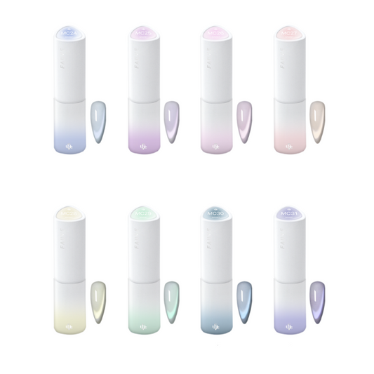 FAUVE Cat Eye Gel Polish - Pastel Mag Collection #MC24-31 (8pcs + Magnet)