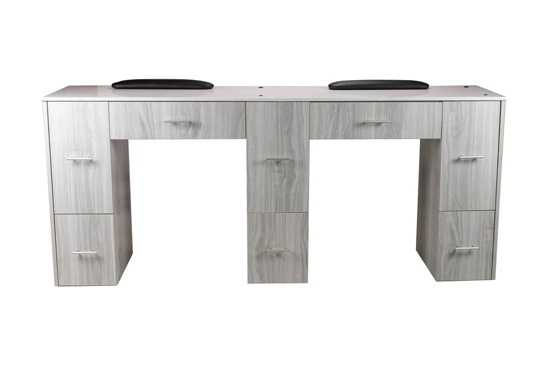 Fiori Omni Double Nail Table w/ Air Vent (Call to Order) Classique Nails Beauty Supply Inc.