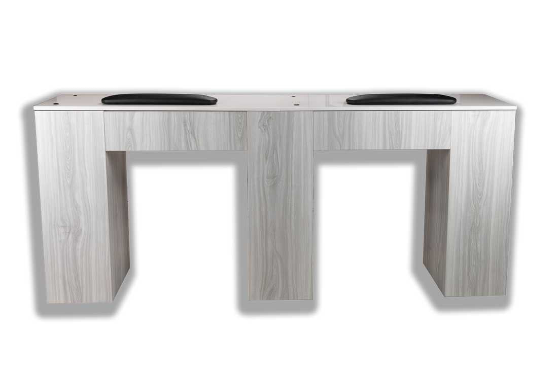 Fiori Omni Double Nail Table w/ Air Vent (Call to Order) Classique Nails Beauty Supply Inc.