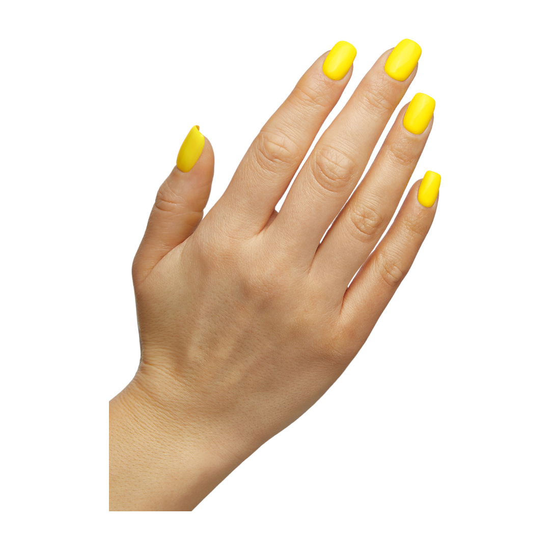 The Gel Bottle - Fries 723 | Summer Sun, Neon Yellow Gel Nai Polish, bright nail designs
