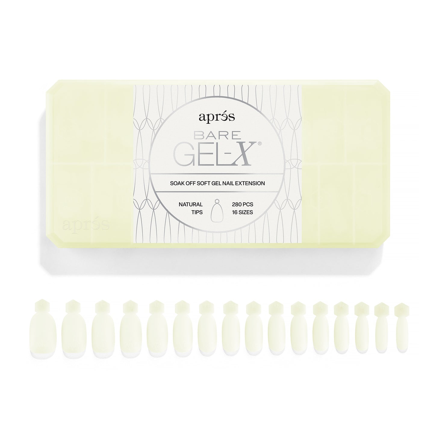 Apres Bare Gel-X Natural Tips Box (280pcs)