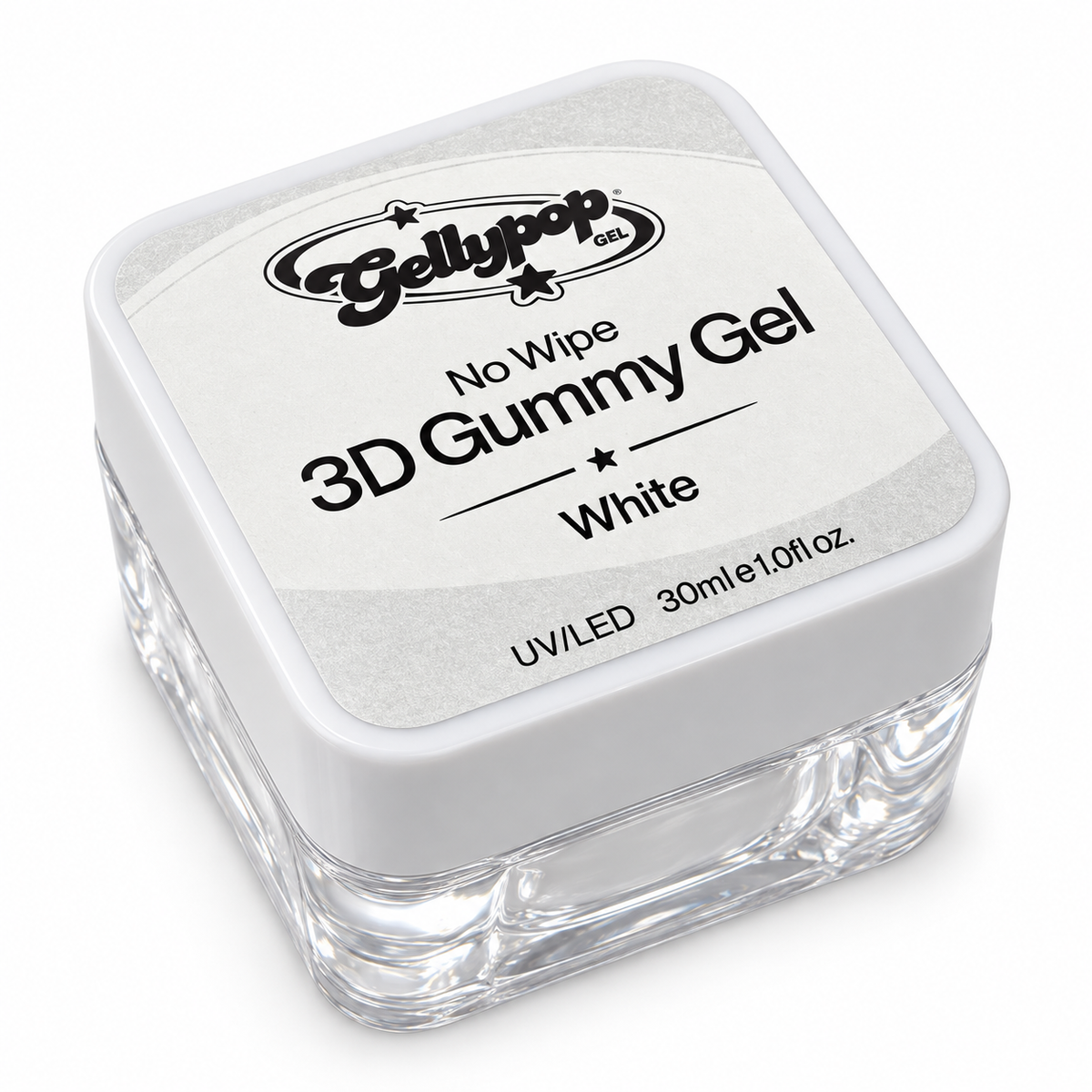 Gellypop Gel 3D Gummy Gel (HEMA/TPO-Free) - White (30ml/1.0oz)