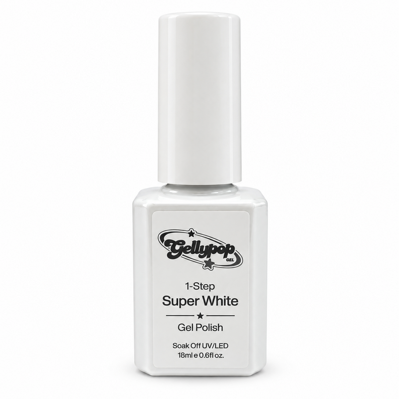Gellypop Gel (HEMA/TPO-Free) - 1-Step Super White (18ml/0.6oz)