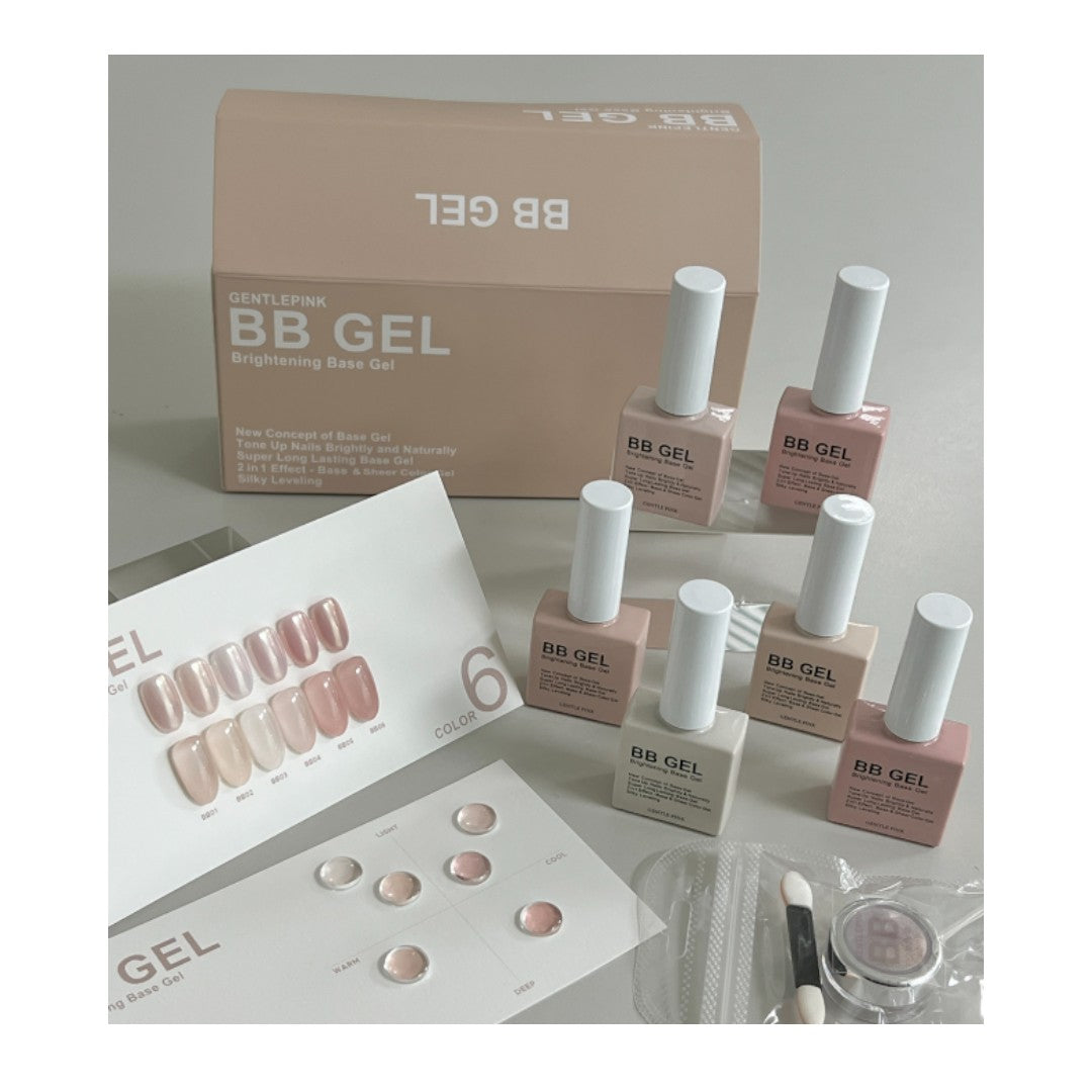 Gentle Pink BB Gel - 2in1 Brightening Colour Base Gel #BB01