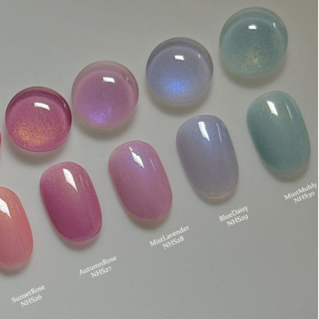 Gentle Pink Cat Eye Gel Polish - Sage Blue #ST120