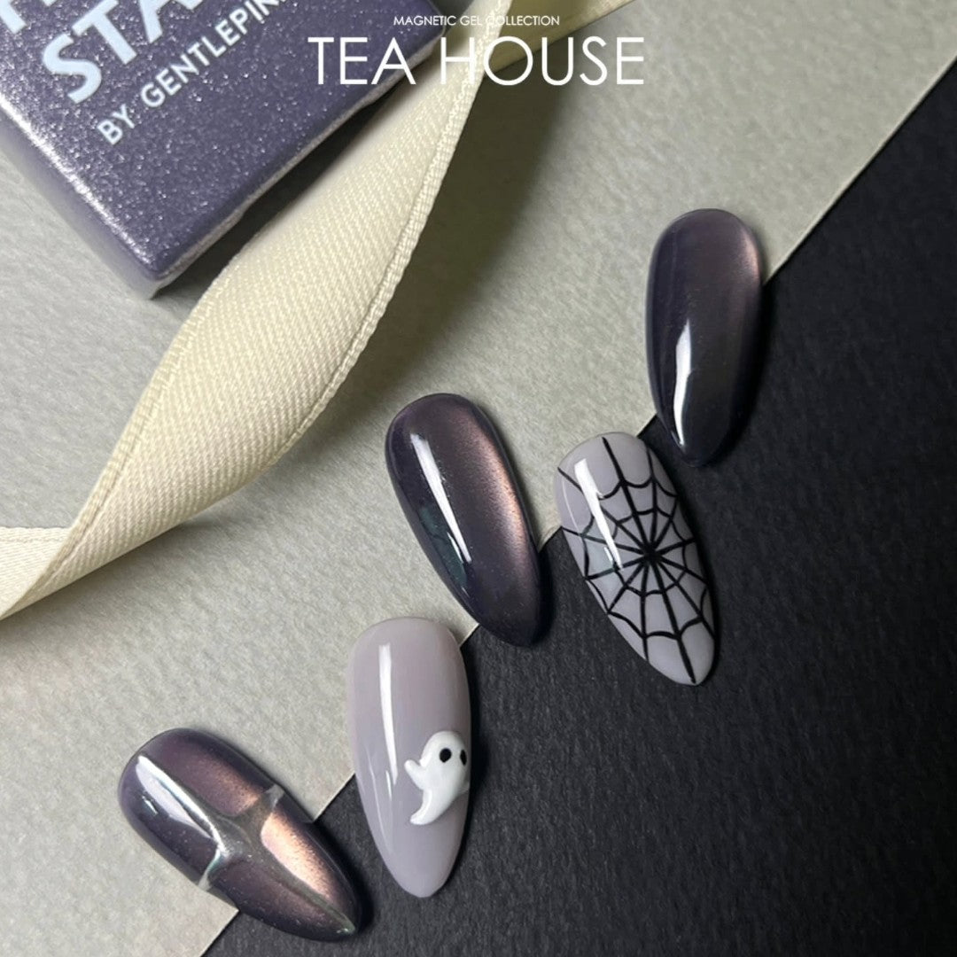 Gentle Pink Cat Eye Gel Polish - Tea House Collection (10Pcs)