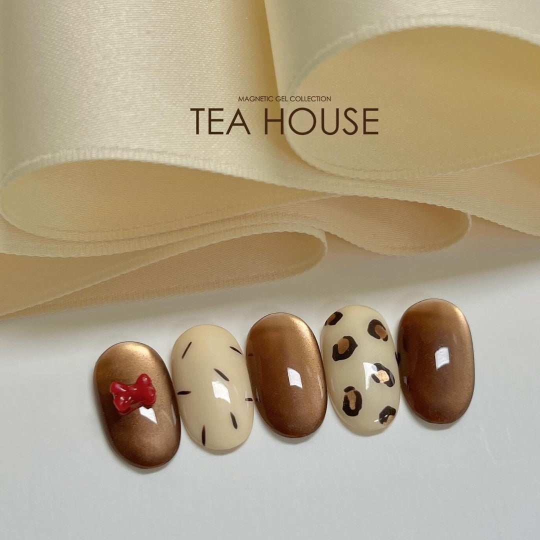 Gentle Pink Cat Eye Gel Polish - Milk Tea #ST130