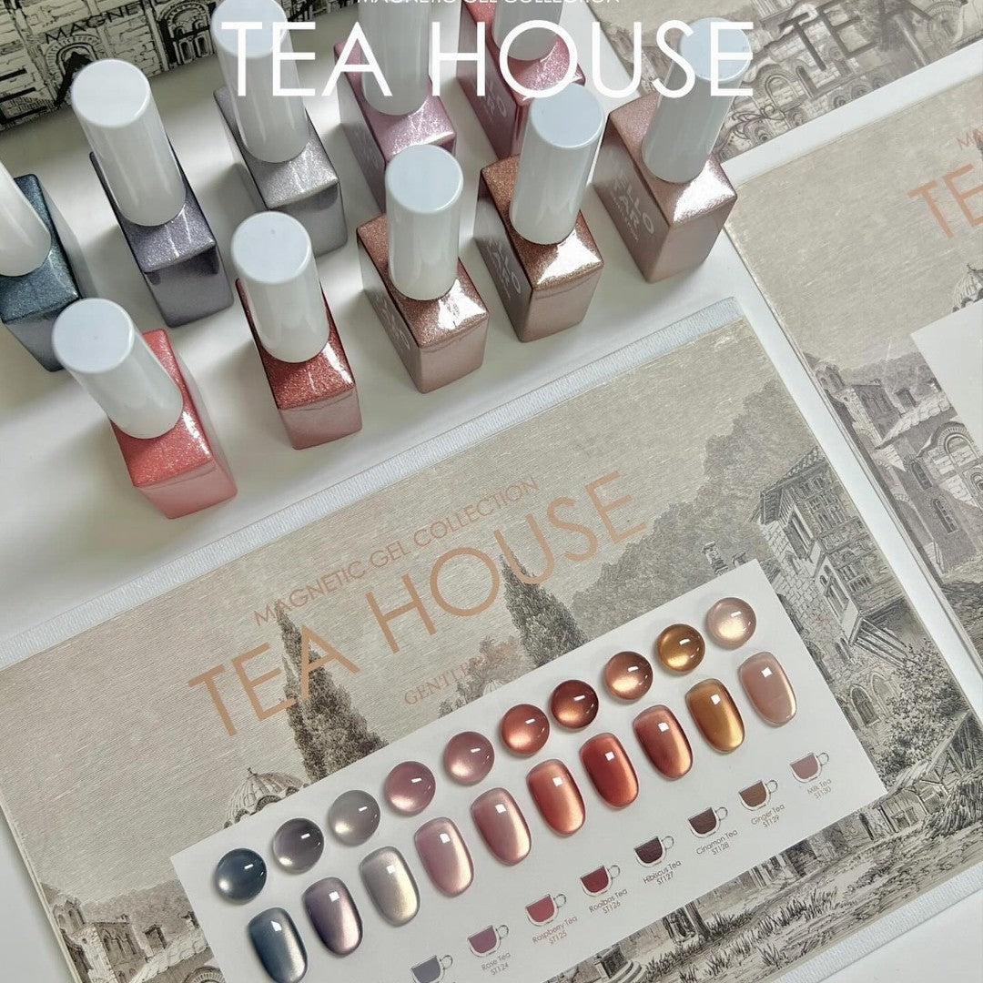 Gentle Pink Cat Eye Gel Polish - Rose Tea #ST124