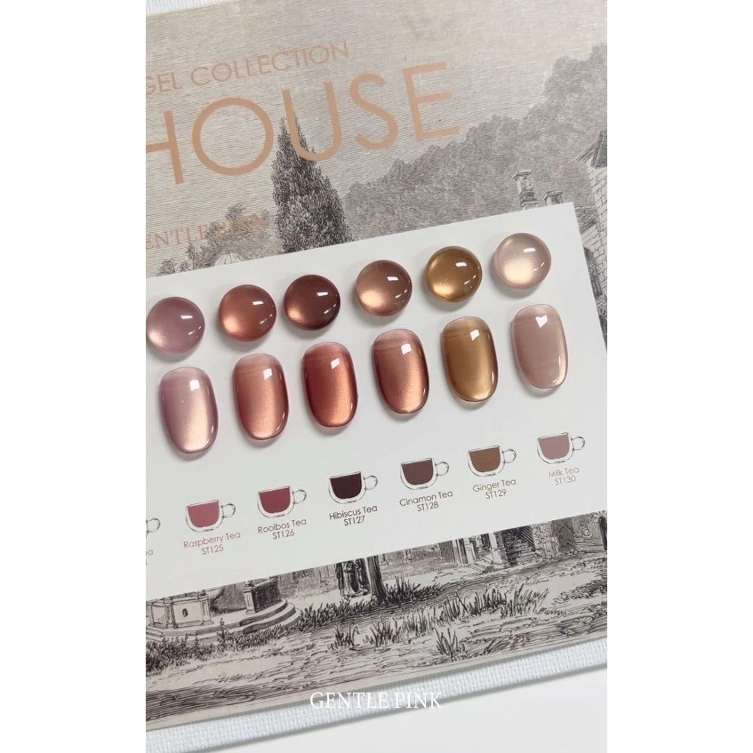 Gentle Pink Cat Eye Gel Polish - Ginger Tea #ST129
