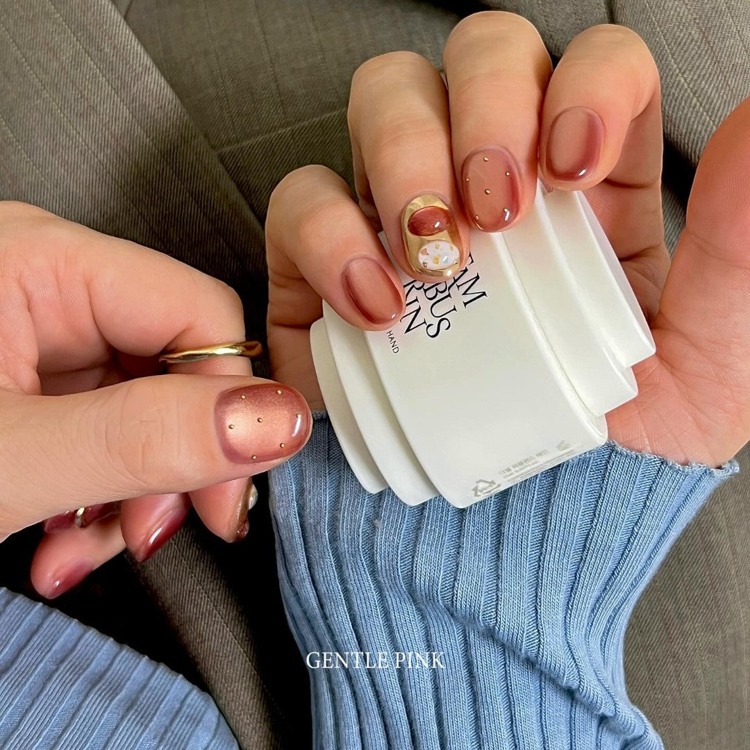 Gentle Pink Cat Eye Gel Polish - Rose Tea #ST124