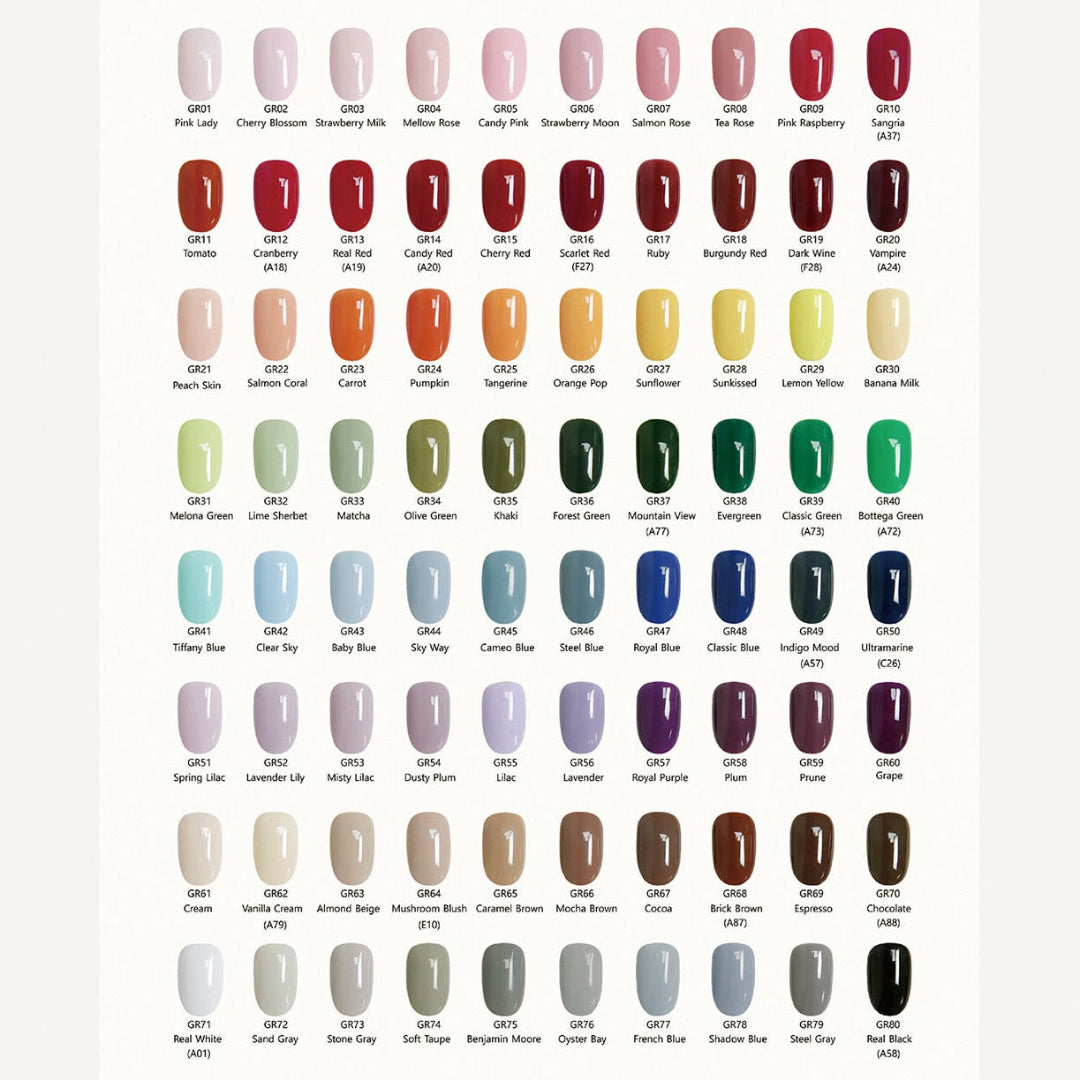 Gentle Pink RENEWAL Regular Colour Set (80 Colour Set)