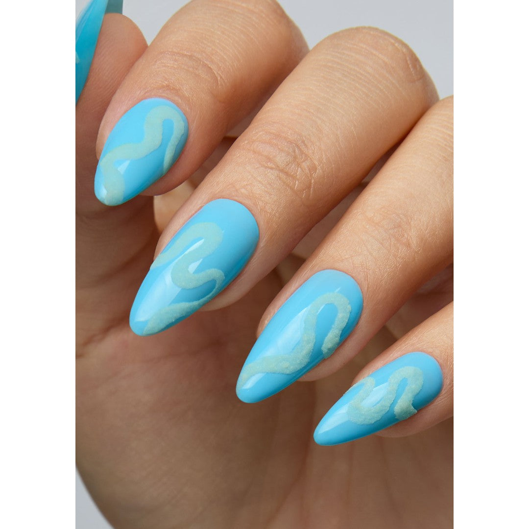 The Gelbottle Chrome Pigment Glow Blue, Glow in The Dark Powder, glow in the dark nails, nails that glow in the dark​, the gel bottle, the gel bottle canada, the gel bottle inc