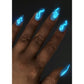 The Gelbottle Chrome Pigment Glow Blue, Glow in The Dark Powder, glow in the dark nails, nails that glow in the dark​, the gel bottle, the gel bottle canada, the gel bottle inc