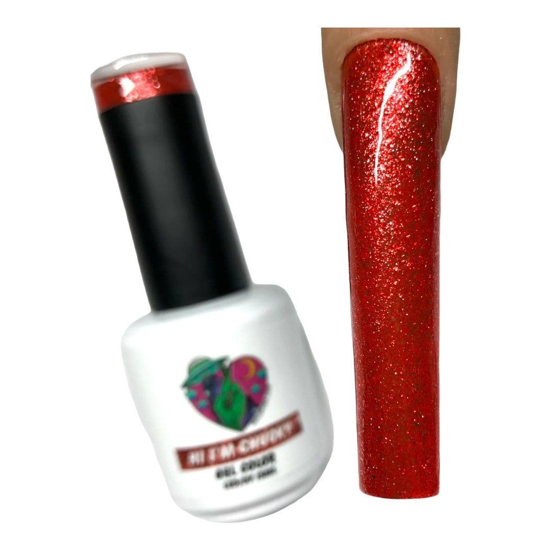 Cruelty Free Gel Polish - Hi I'm Chucky | Nailz By Dev Canada, rounded nail art