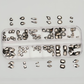 3D Multi-Shape Flatback Crystals Nail Art Rhinestones (Tray of 12)