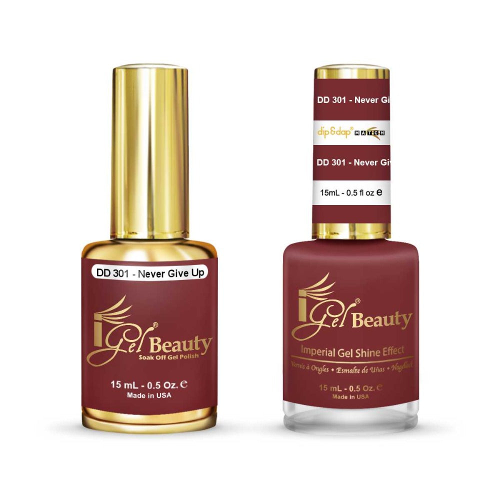 IGel DD Gel Polish & Matching Nail Lacquer Duo - Never Give Up