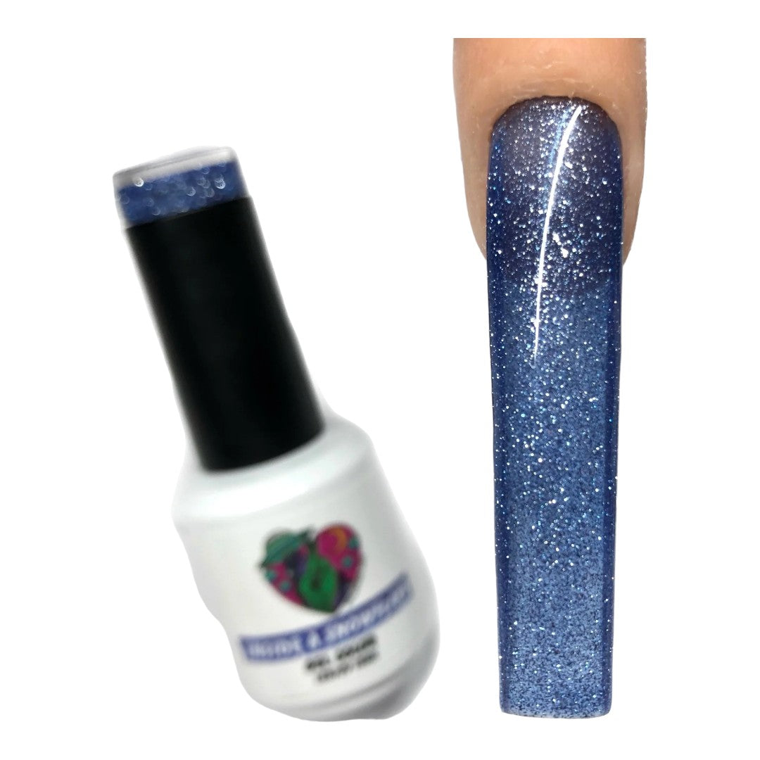 Cruelty Free Gel Polish - Inside A Snowflake | Nailz By Dev Canada, bling nail art