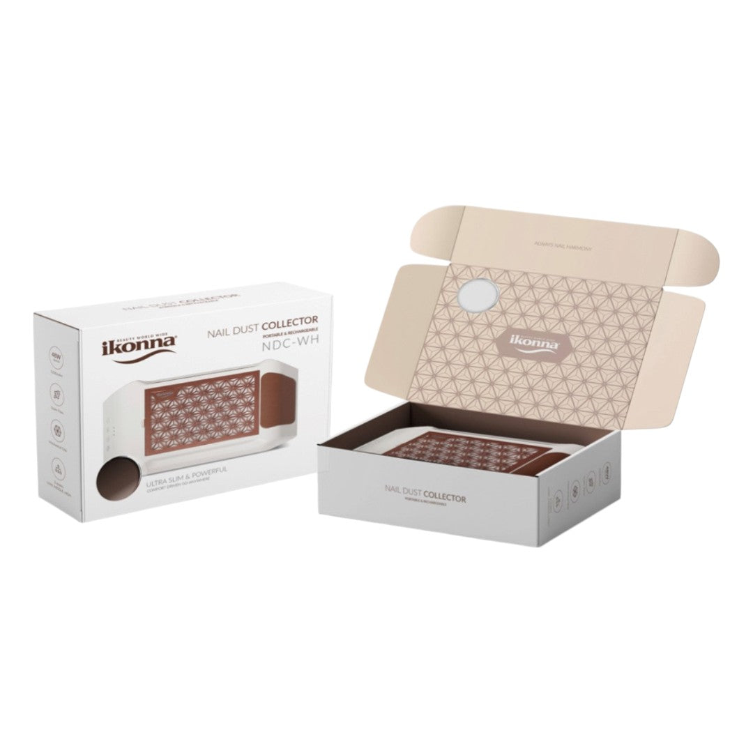 Ikonna Portable Nail Dust Collector - White #NDC-WH