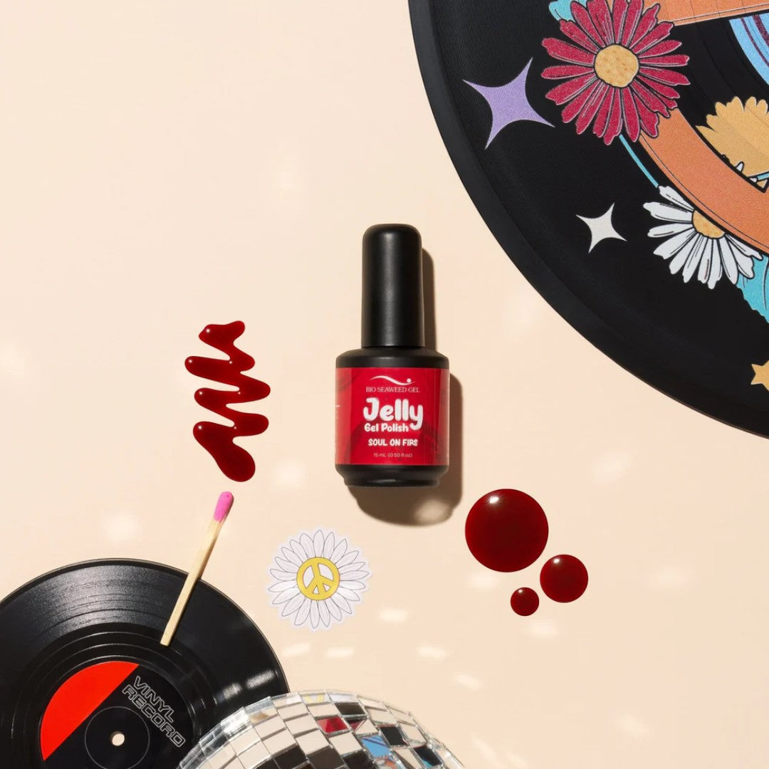 Bio Seaweed Jelly Gel Polish - Soul On Fire #J01