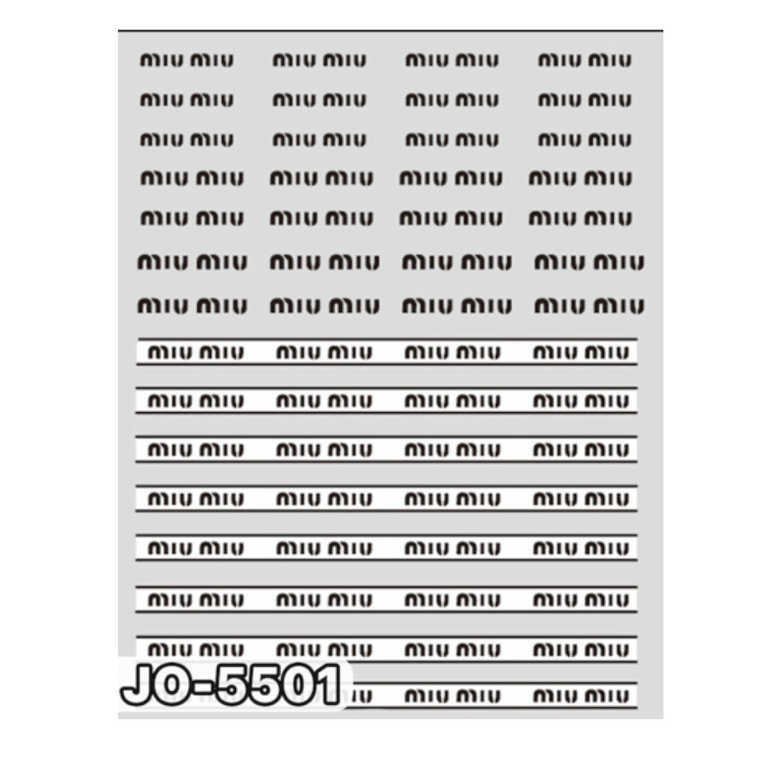 CNBS Nail Stickers Designer Brands
