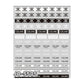 CNBS Nail Stickers, Decals for Nails Luxury Brands Ver 3