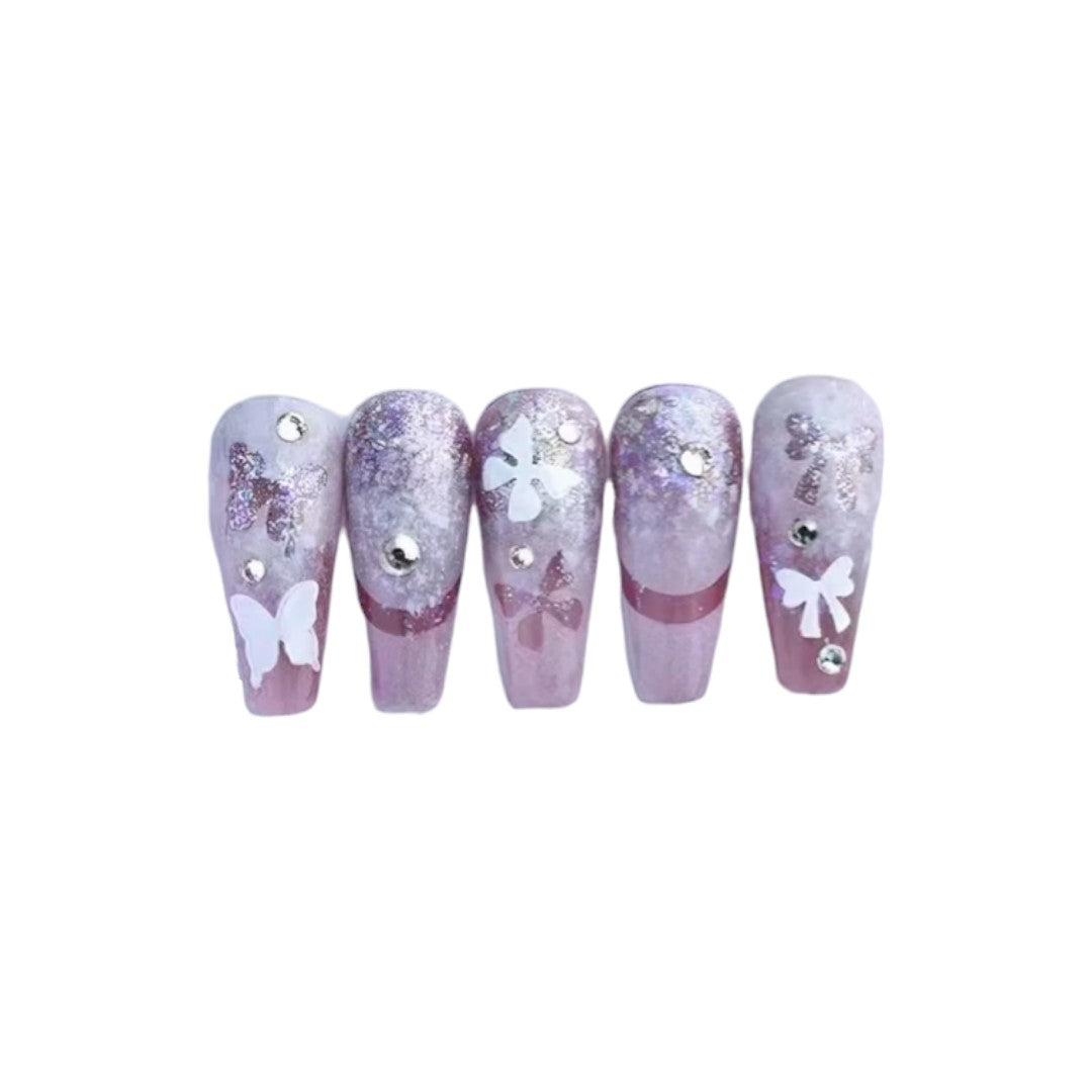 Nail Art Stickers - JO2084 Ombre Butterfly Nail Stickers