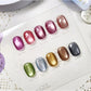 Jel and Gel Cat Eye Gel Polish Fox Star 2 Collection, cat eye nails pink, megan fox nails​