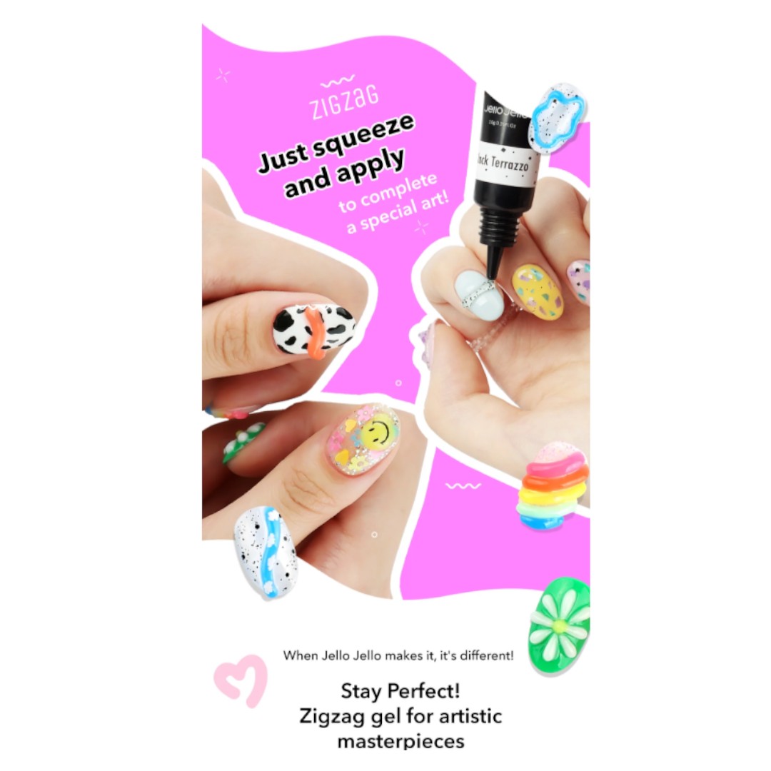 Jello Jello Zigzag Gel - More Black #JT-14 10g