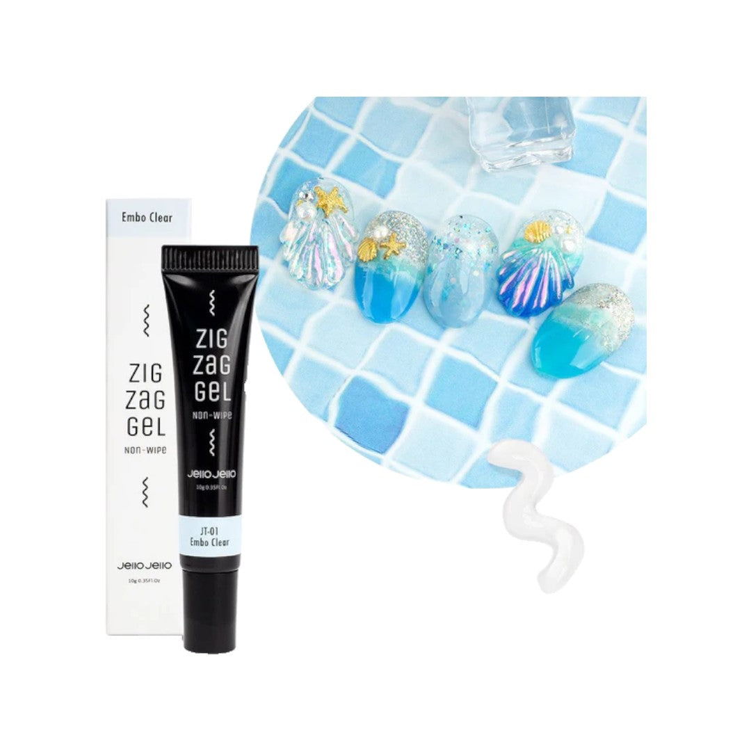 Jello Jello Zigzag Gel - Embo Clear #JT-01 10g