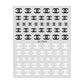 fingernail stickers, art nail stickers, CNBS Nail Stickers, Decals for Nails Fashion Brands