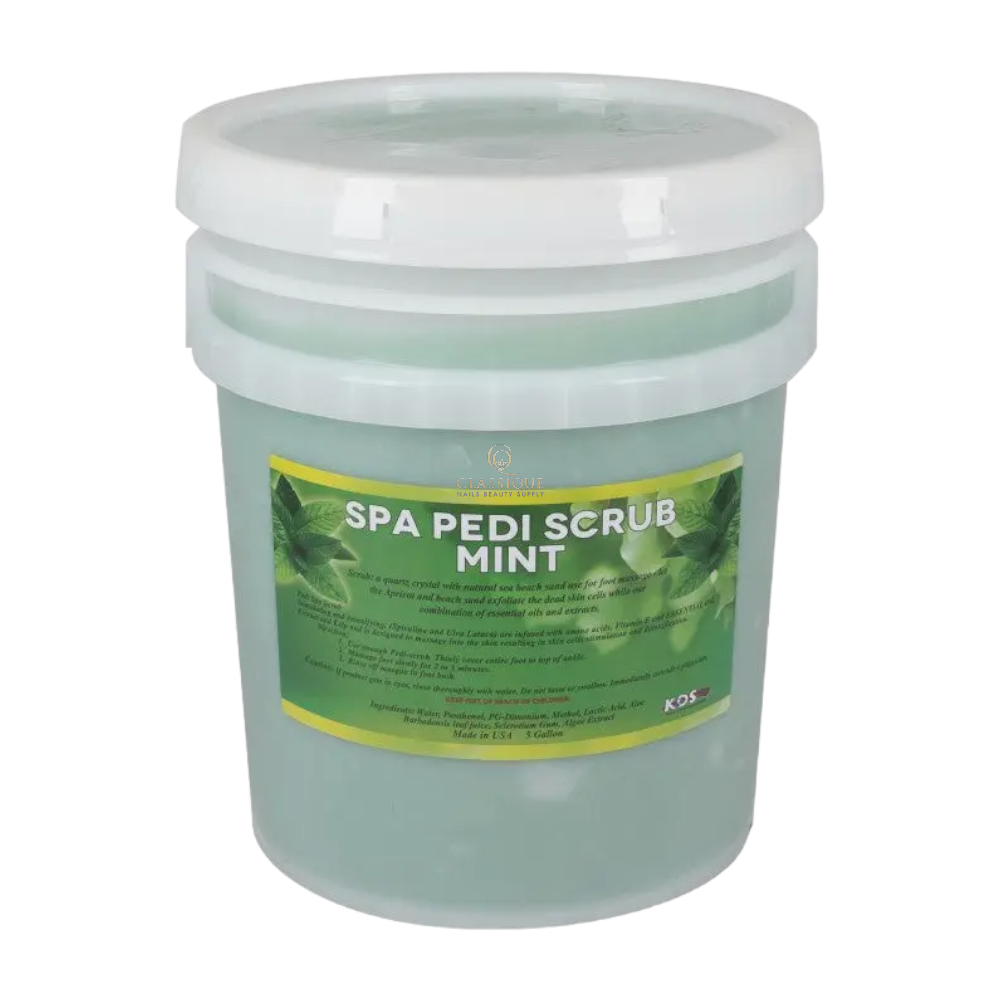 KDS Pedi Scrub 5Gal Bucket - Mint (Pick Up Only) - Classique Nails Beauty Supply