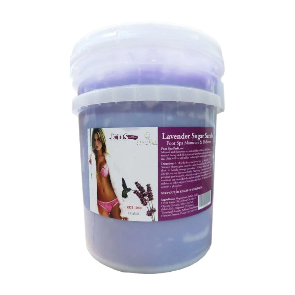 KDS Sugar Scrub 5Gal Bucket - Lavender (Pick Up Only) - Classique Nails Beauty Supply