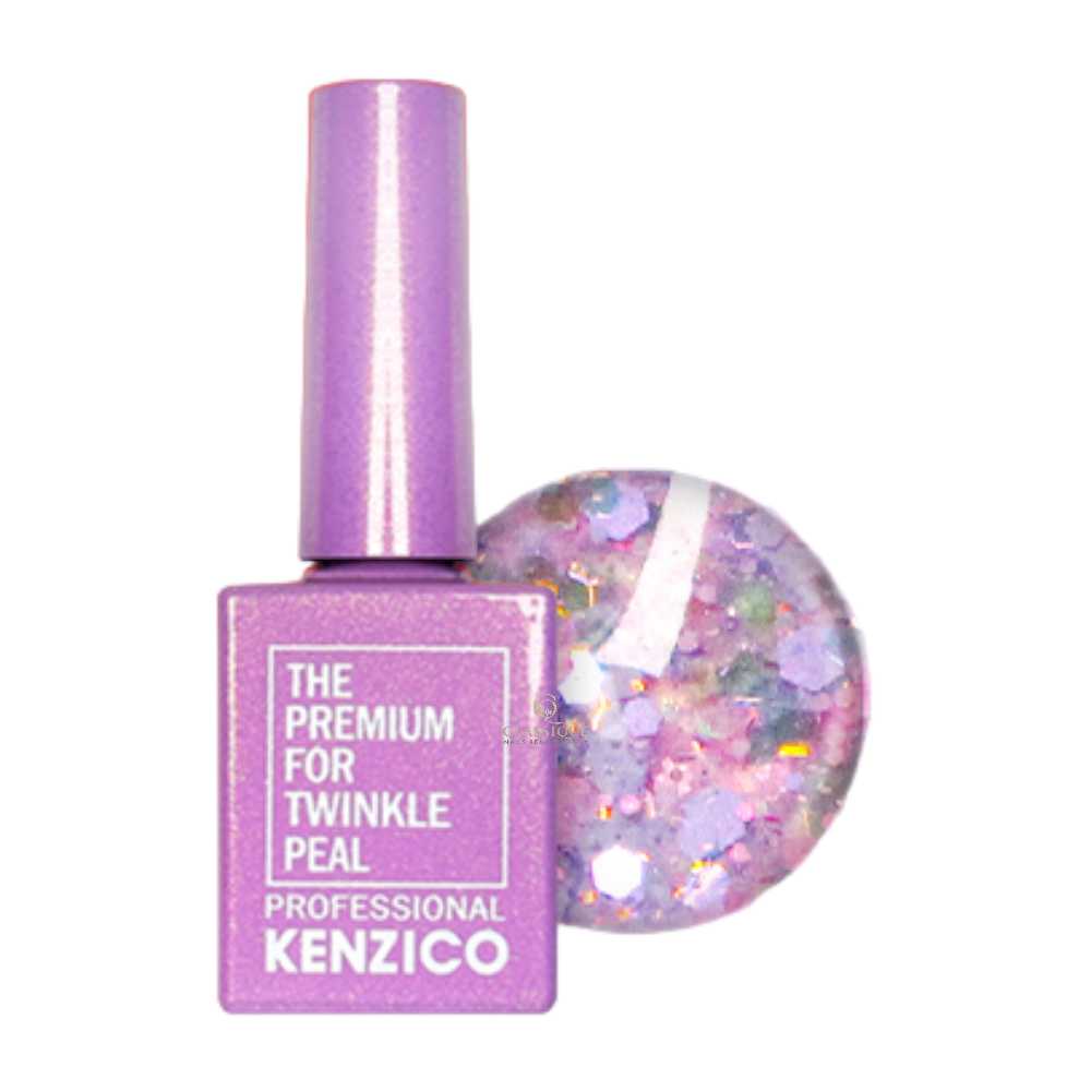 Kenzico Korean Gel Polish, Cherry Blossom Glitter Gel Polish TKP-07