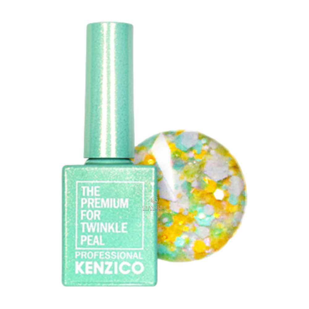 Kenzico Korean Gel Polish, Cherry Blossom Glitter Gel Polish TKP-12