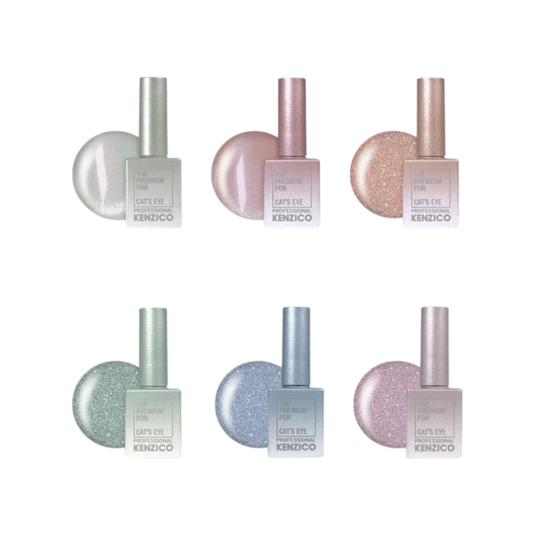 Kenzico Cat Eye Gel Polish - Flash Glow Collection #SCE107-112 (6pcs)