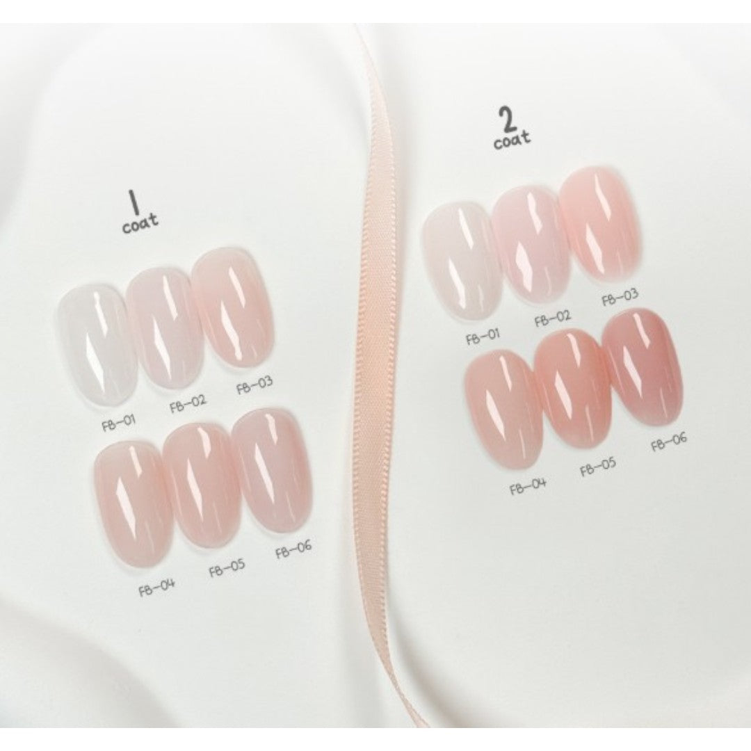 Kenzico Fiber Glass Color, Sheer Builder Base Gel FB04 Skin Pink, builder nail gel, gel builder nails