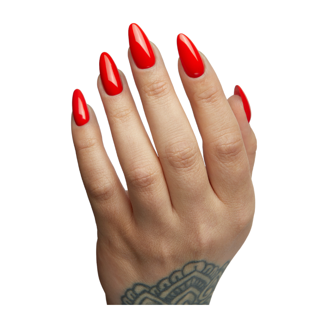 The Gel Bottle - Ketchup 724 | Solid True Red Gel Nail Polish, red nails nail art