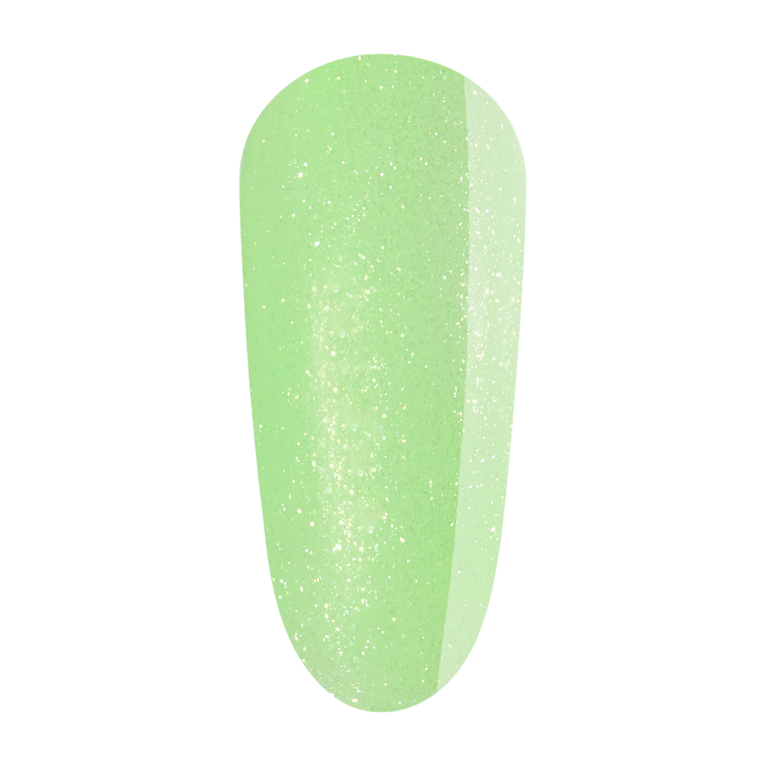 The Gel Bottle - Key Lime Pie 725 | Mint Green Holographic Gel Nail Polish, shimmer nails