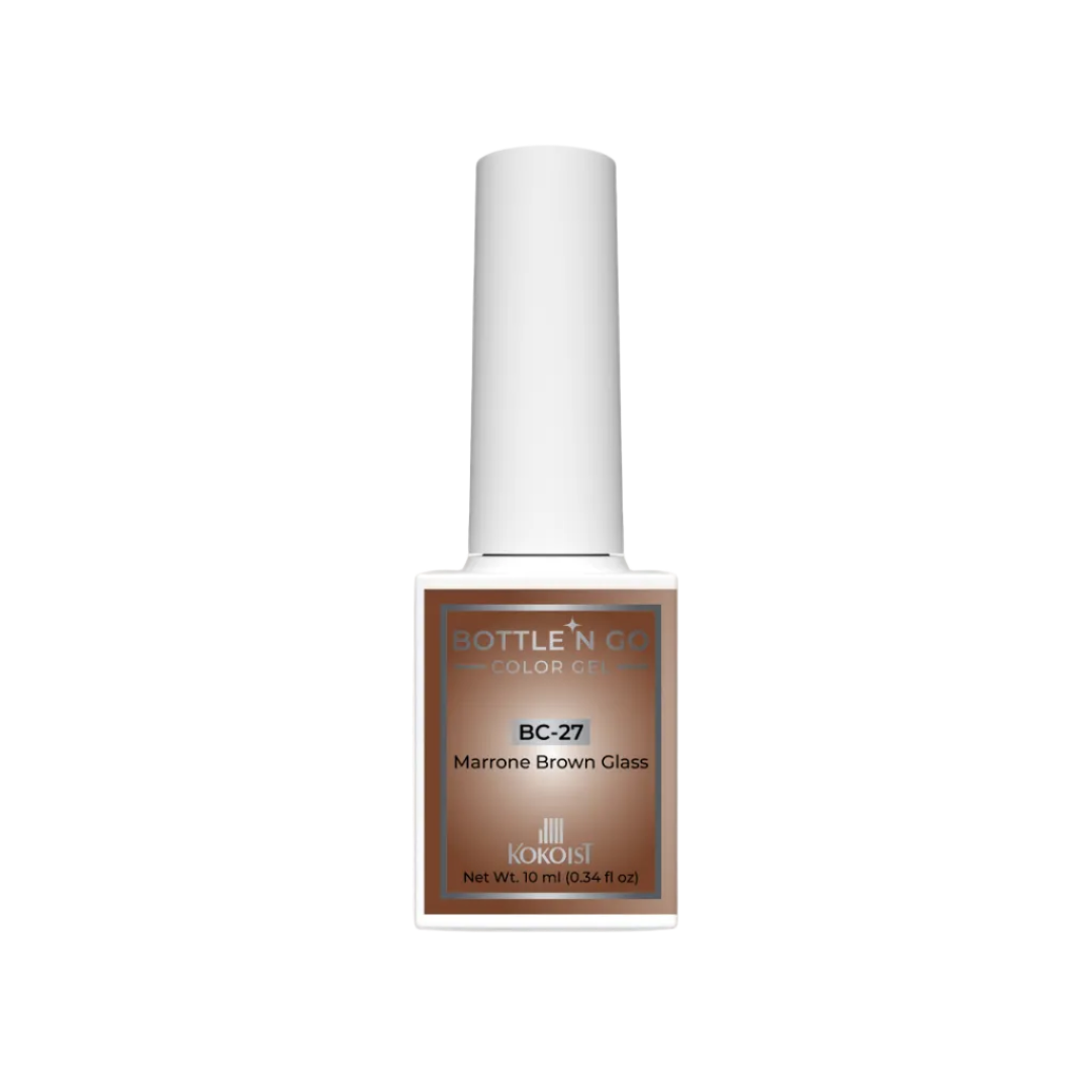Kokoist Bottle 'N Go - Marrone Brown Glass #BC-27
