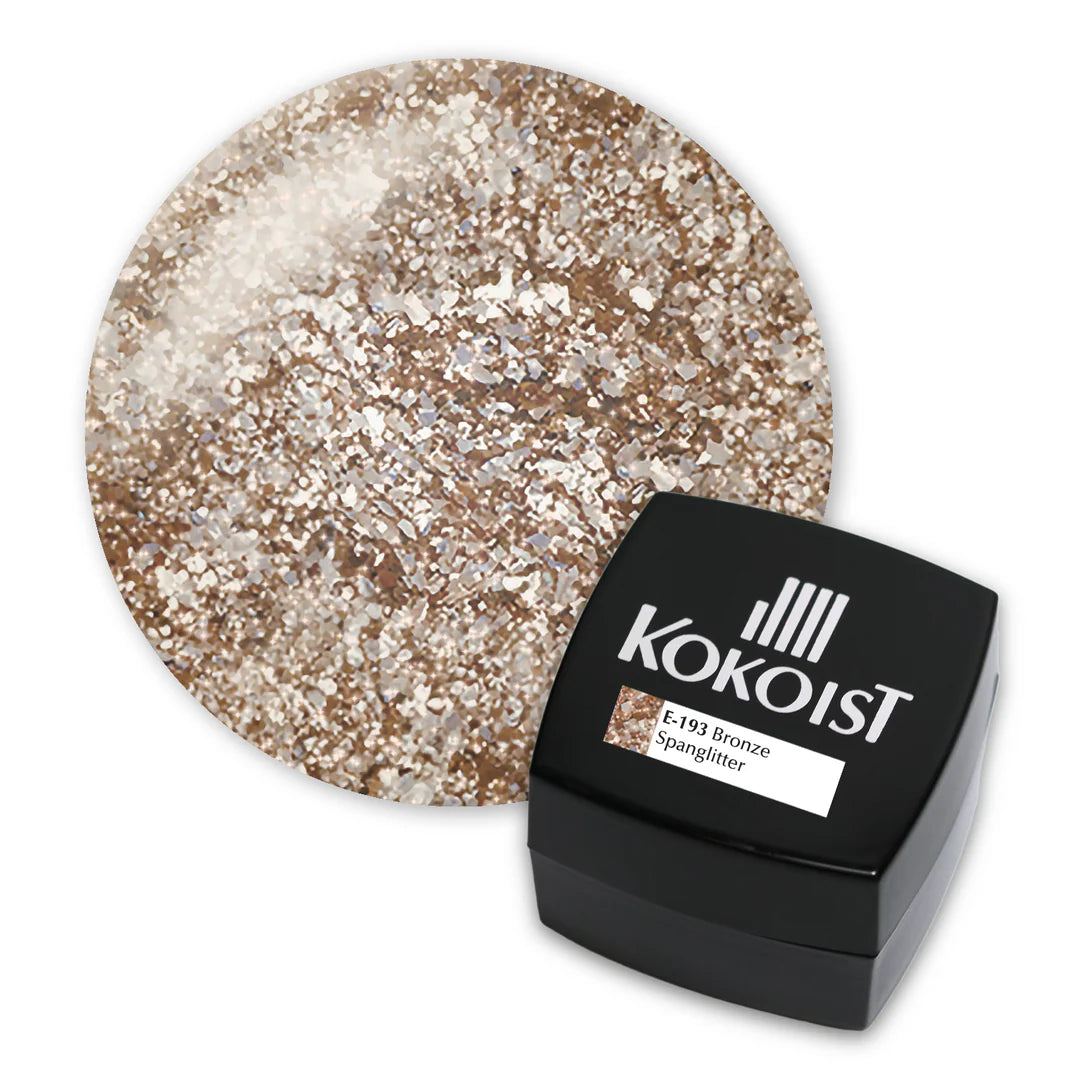 Kokoist Excel Colour Gel - Bronze Spanglitter #E-193