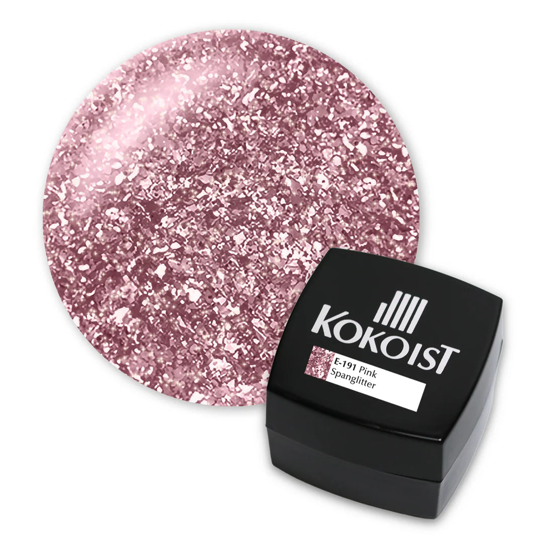 Kokoist Excel Colour Gel - Pink Spanglitter #E-191