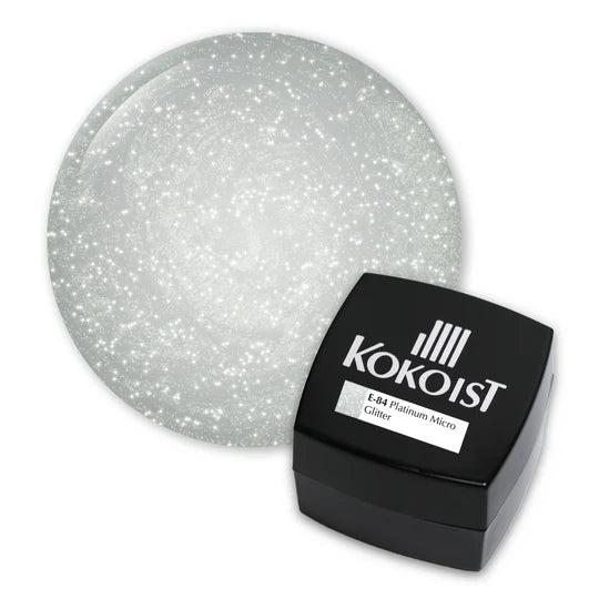 Kokoist Excel Colour Gel - Platinum Micro Glitter #E-84