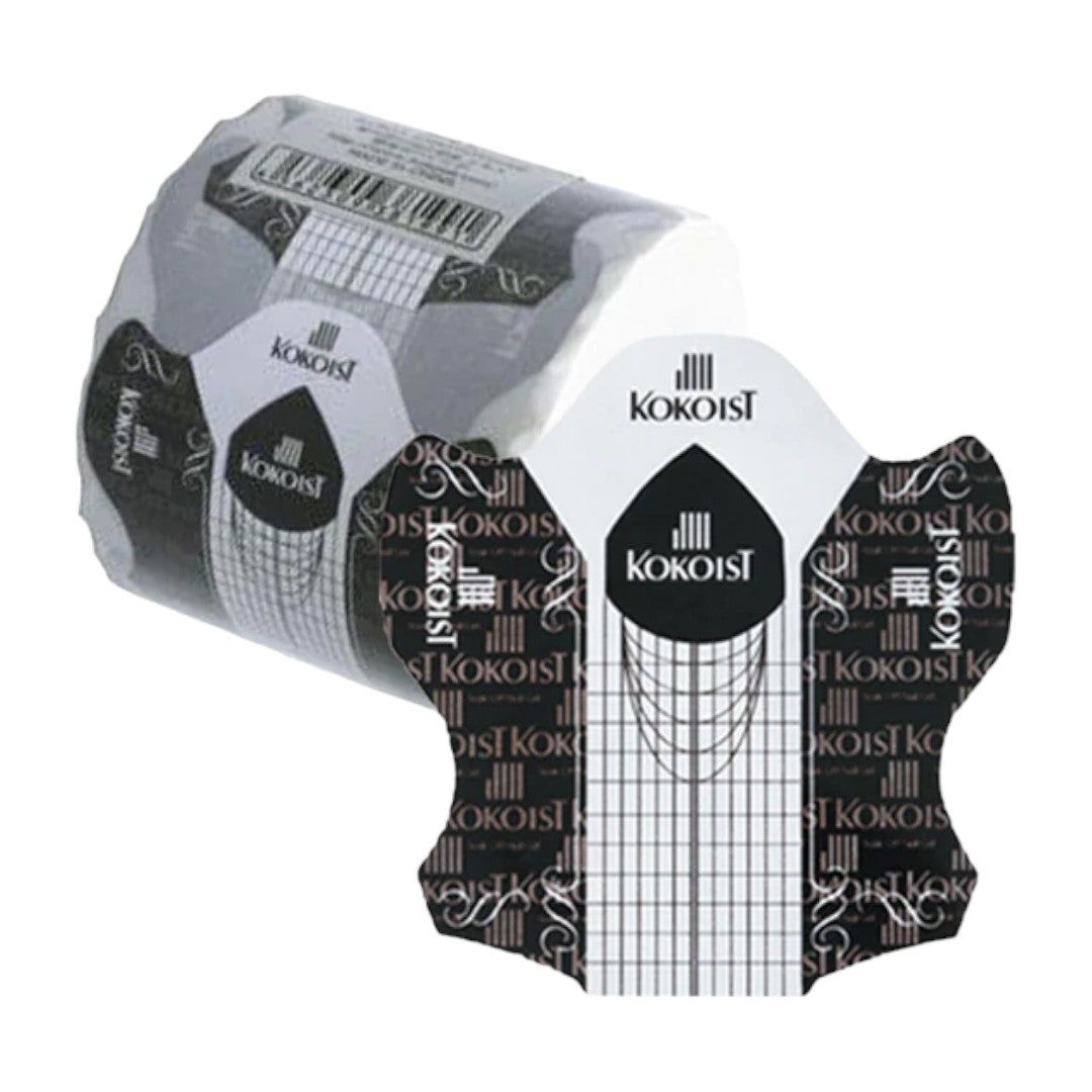 Kokoist Nail Forms 300pcs - Guide Sticker, Nail Extension Form